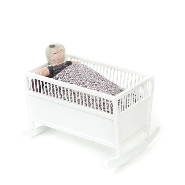 Smallstuff Rosaline Doll Cradle – White