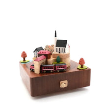 Wooderful Life Wooden Music Box - Autumn Train