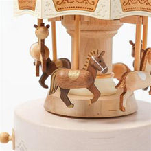 Wooderful Life Wooden Music Box - Carousel