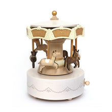 Wooderful Life Wooden Music Box - Carousel