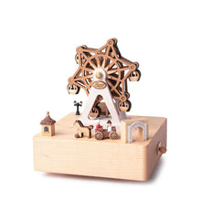 Wooderful Life Wooden Music Box - Ferris Wheel Amusement Park