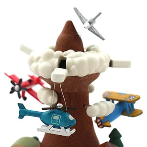 Wooderful Life Wooden Music Box - Propeller Plane