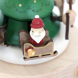 Wooderful Life Wooden Music Box - Santa & Reindeer