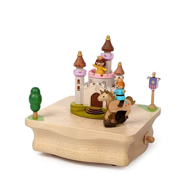 Wooderful Life Wooden Music Box - Unicorn and Prince