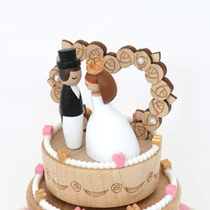 Wooderful Life Wooden Music Box - Wedding Cake