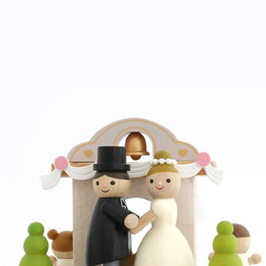 Wooderful Life Wooden Music Box - Wedding Chapel