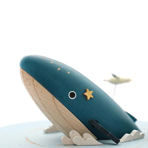 Wooderful Life Wooden Music Box - Whale Watching