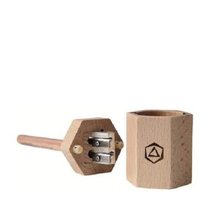 Stockmar Dual Wooden Pencil Sharpener