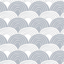 Swedish Linens Rainbows Flat Sheet – Gray