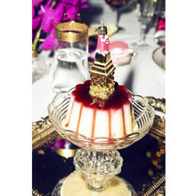 Vondels Glass Shaped Christmas Ornament - Gold/Pink Lipstick