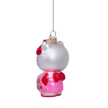 Vondels Glass Shaped Christmas Ornament - Hello Kitty w/kimono