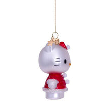 Vondels Glass Shaped Christmas Ornament - Hello Kitty w/xmas Dress