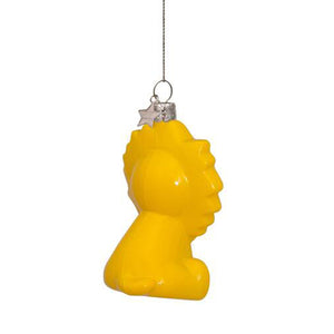 Vondels Glass Shaped Christmas Ornament - Miffy Lion