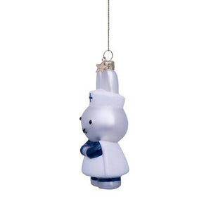 Vondels Glass Shaped Christmas Ornament - Miffy Nurse