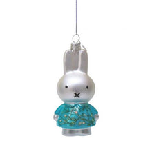 Vondels Glass Shaped Christmas Ornament - Miffy/Van Gogh with Almond Blossom Dress