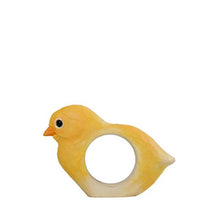 Wildlife Garden Hand Carved Napkin Ring - Chick