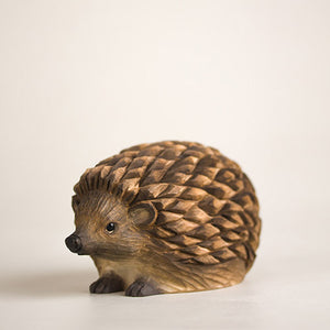 Wildlife Garden Hand Carved Hedgehog