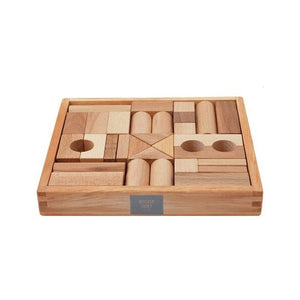 Wooden Story Natural Blocks – 30 pcs