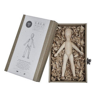 Wooden Story Lala Wooden Doll Beech - Dress