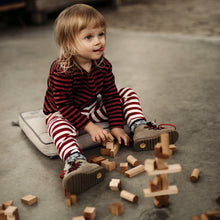 Wooden Story Stacking Tower - Natural