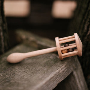 Wooden Story Rattle - Nighthawk