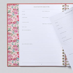 Write to Me Baby Journal - Your First Five Years • Blush