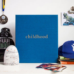 Write to Me Childhood Journal - Your Childhood Memories • Royal Blue