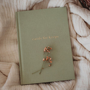 Write To Me Cards for Keeps Journal - Sage Green