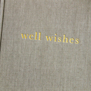 Write To Me Well Wishes - Guest Book • Grey