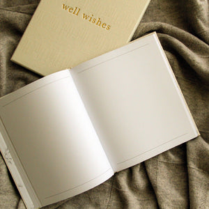 Write To Me Well Wishes - Guest Book • White